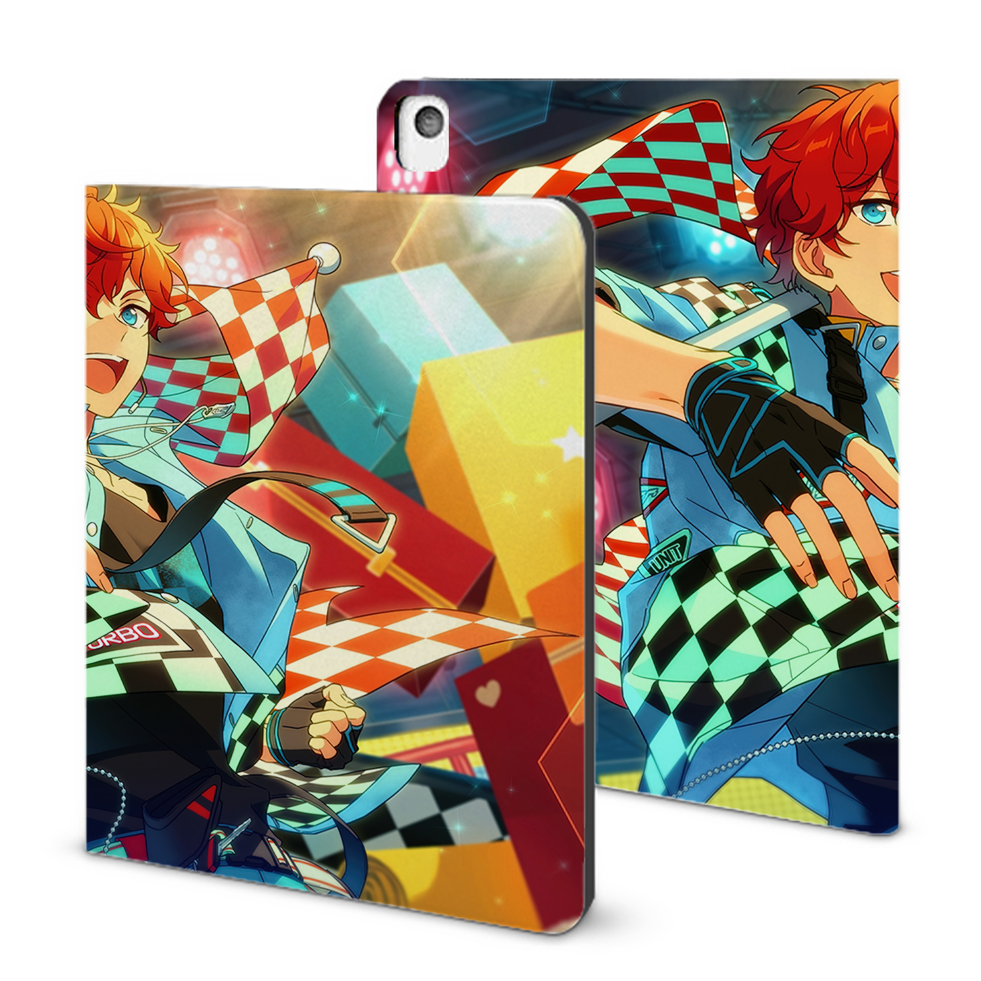 （画像用） あんさんぶるスターズ! Ensemble Stars IPadケース ペンホルダー付き ブックスタイルデザイン